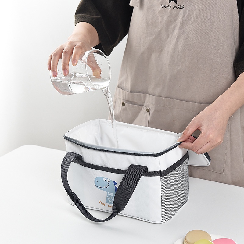 Túi đựng cơm giữ nhiệt nóng, lạnh BAILING Cao Cấp 2 ngăn, 3 lớp