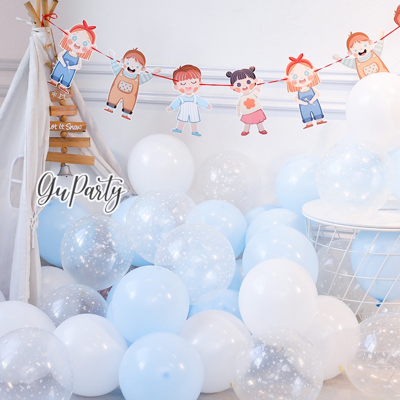 Set 10 Bóng Mix Màu Trang Trí Sinh Nhật