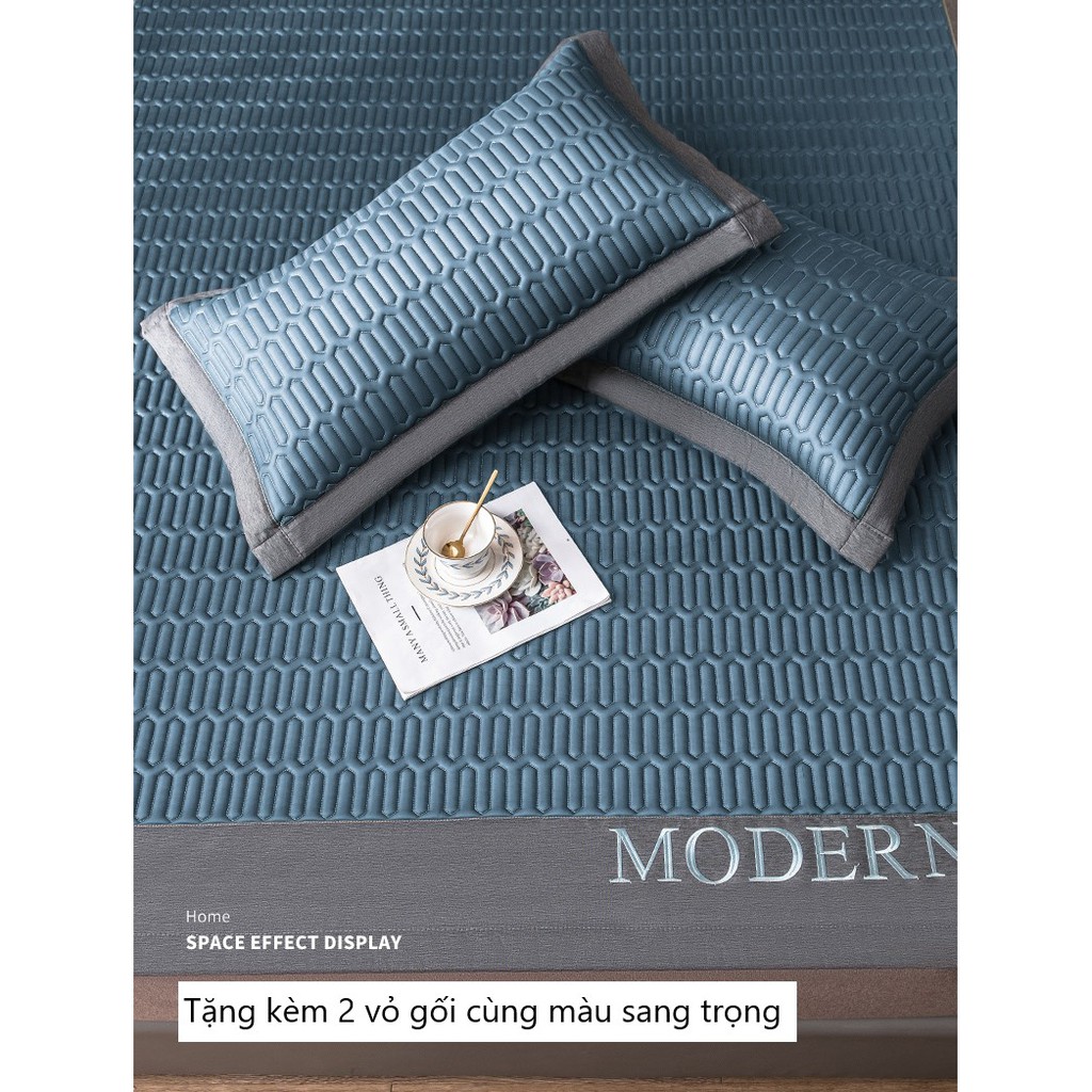 Chiếu điều hòa Tencel 5D cao cấp, Chiếu điều hòa cao su non UGG sang trọng - Otama Bedding