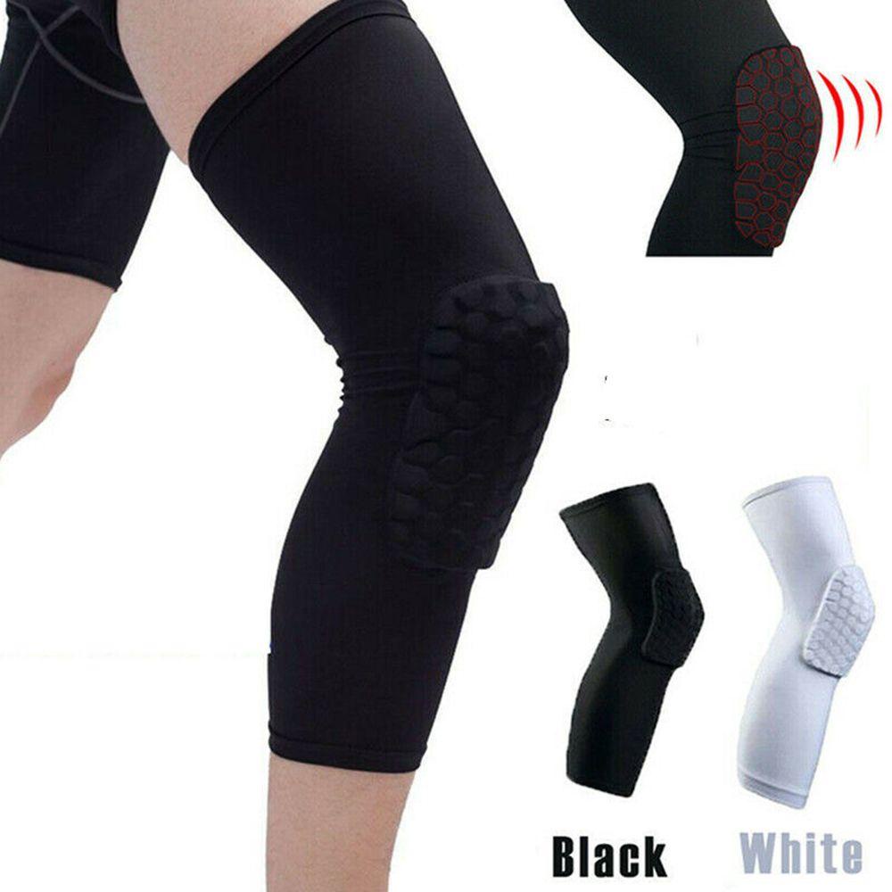 Miếng Đệm Bảo Vệ Đầu Gối Bằng Vải Lycra Co Giãn Thoáng Khí Chống Trượt Nhiều Màu Sắc Dùng Trong Thể Thao