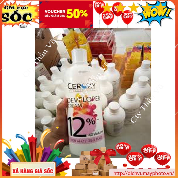 Trợ Nhuộm Tóc OXI 6% ,9 % ,12 %CEROXY lên màu đẹp, giữ lâu kholinhkien