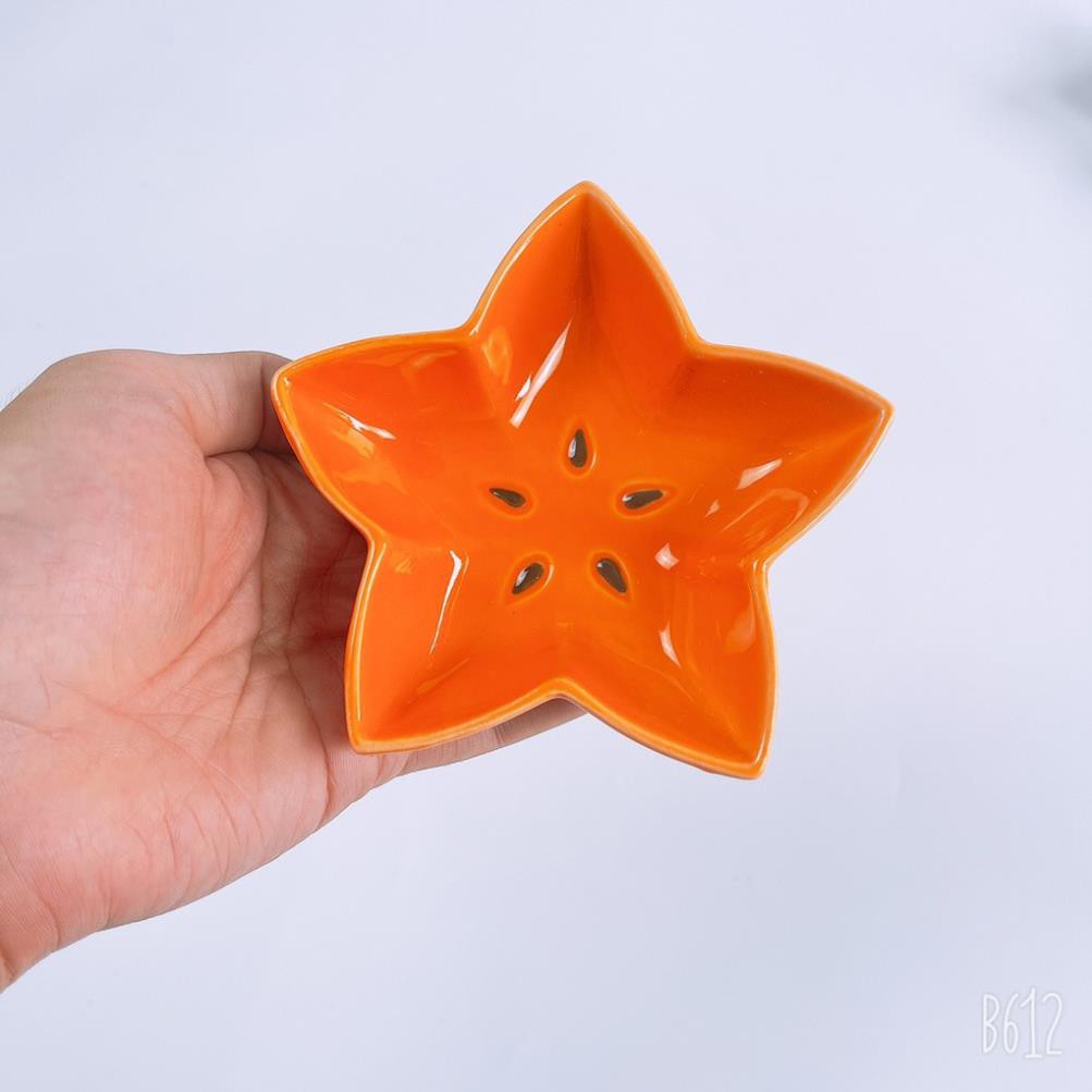 Bát Ăn Dặm Gốm Sứ Đẹp Cute Cho Bé Hình Quả Khế, Chén Ăn Cơm Bé Trai Bé Gái