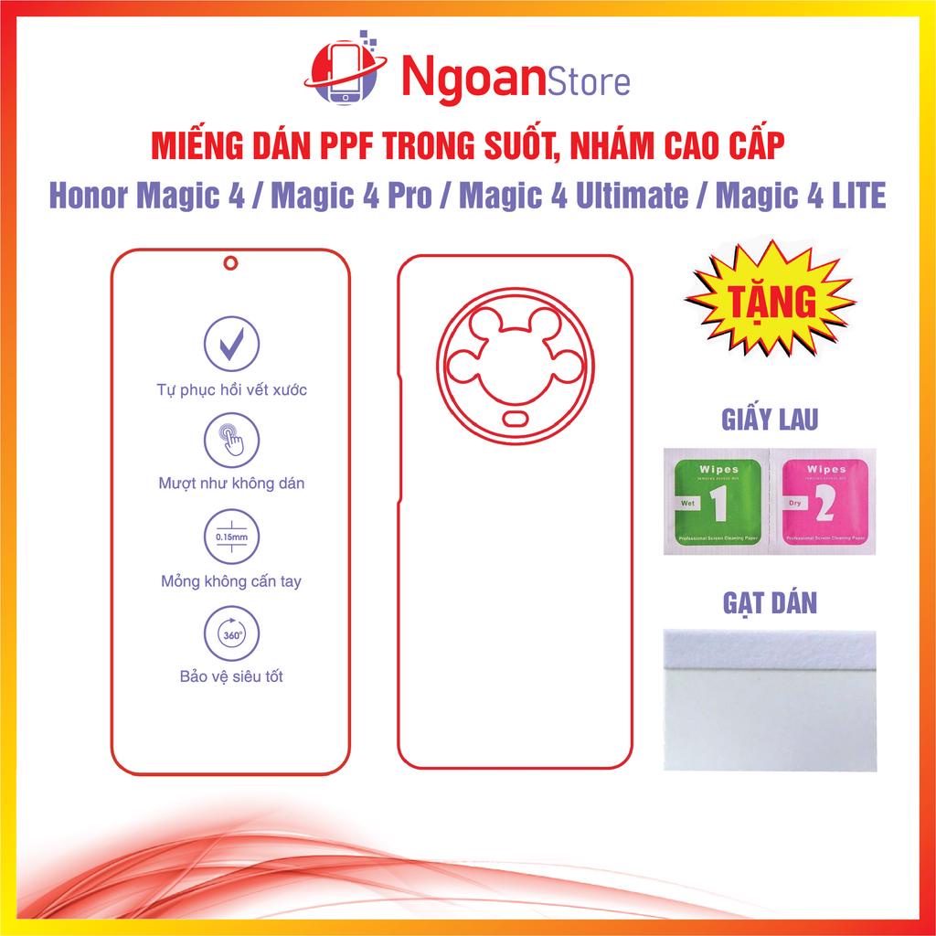 Miếng dán PPF cho Honor Magic 4 / Magic 4 Pro / Magic 4 Ultimate / Magic 4 LITE - Ngoan Store