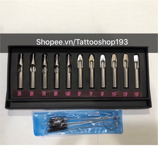 Bộ ngòi inox 11 chi tiết
