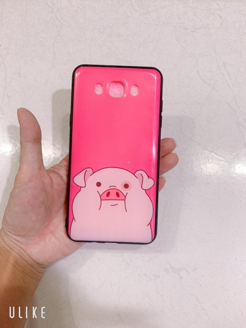 Ốp lưng sam sung J7 2016, J710 Heo hồng