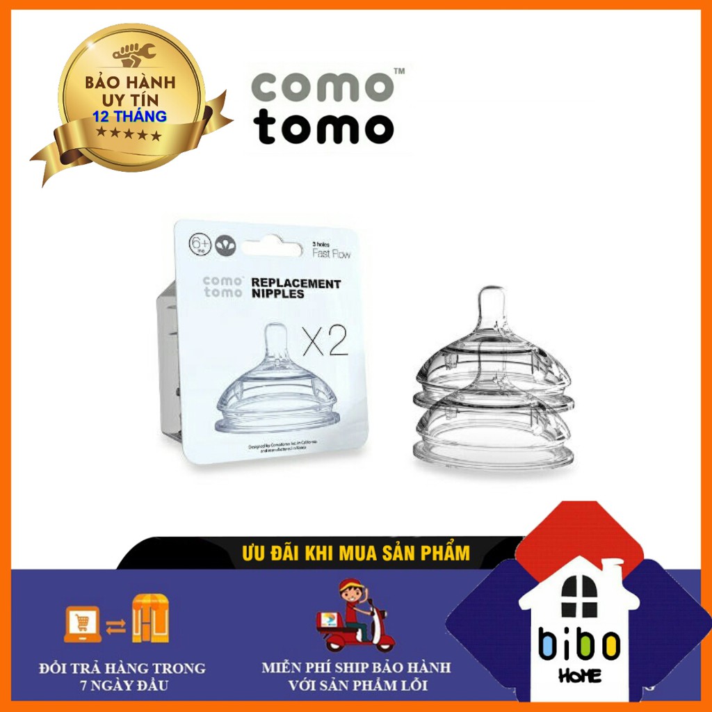 💖💖Núm Ti Comotomo Silicon Siêu Mềm