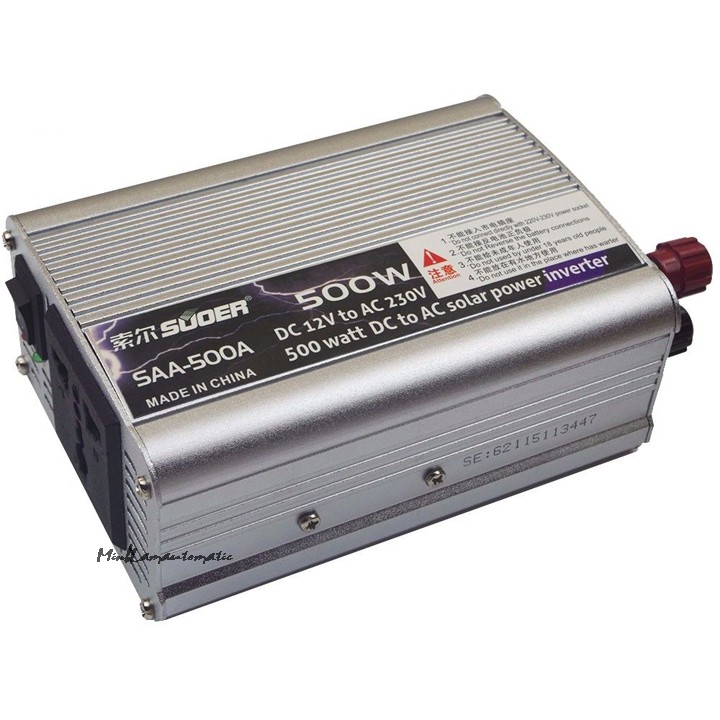 Kích điện 12v lên 220v 500W