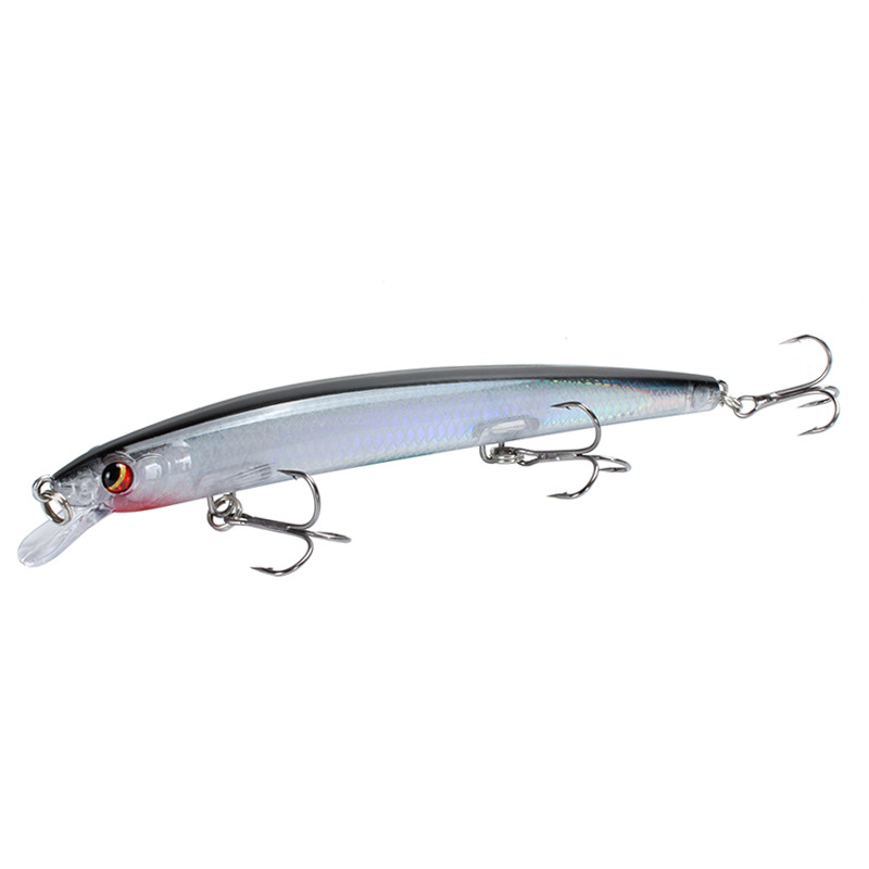 Mồi Câu Cá Giả 3 Móc 13.8cm / 15.4g 10 Màu Sắc
