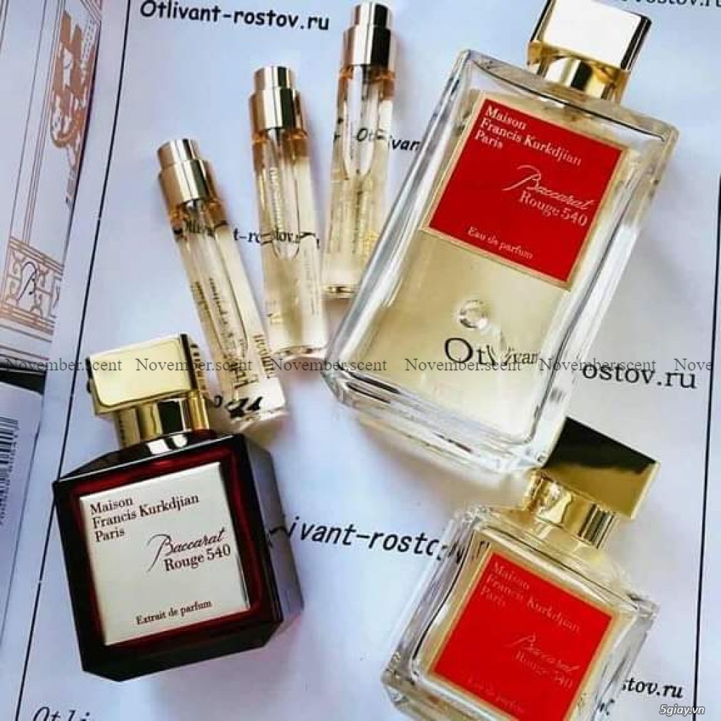 ❣ Nước hoa Maison Baccarat Rouge 540 Extrait - ᴛᴇsᴛᴇʀ 5ᴍʟ/10ᴍʟ/20ᴍʟ