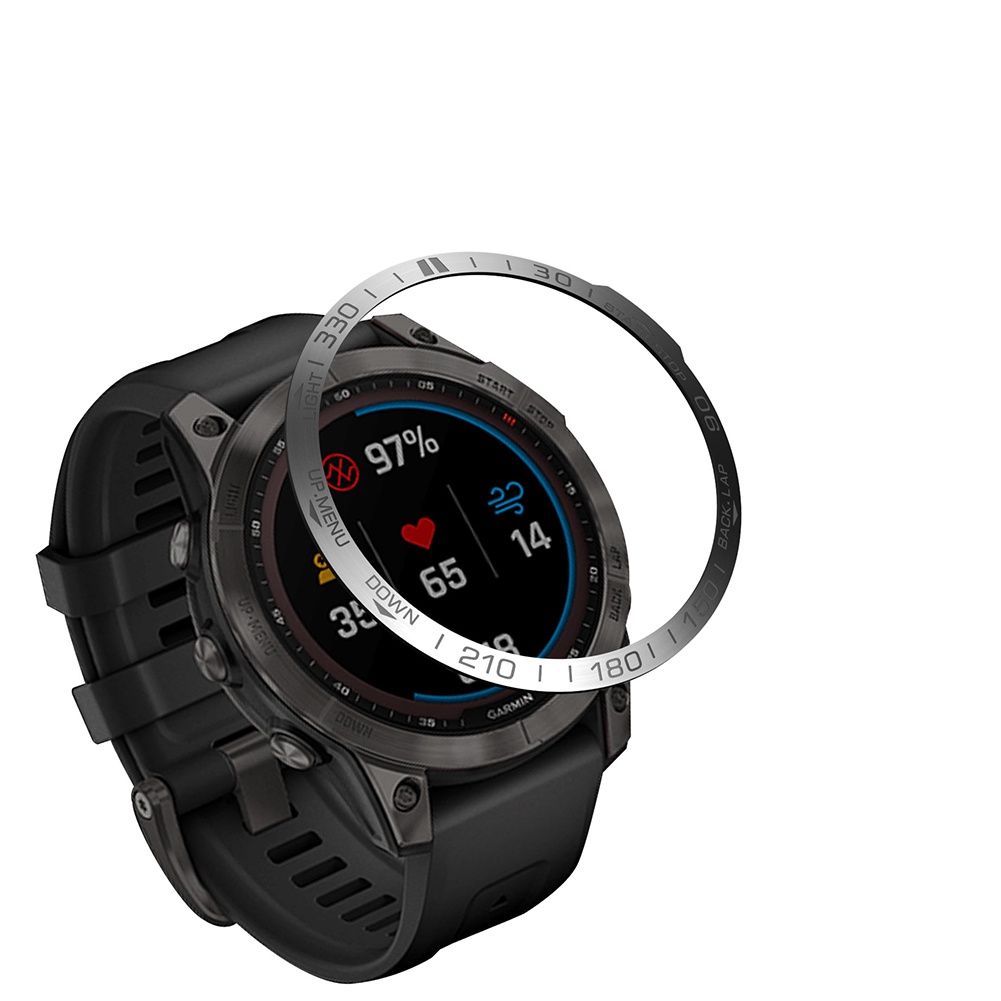 Khung Bảo Vệ Đồng Hồ Bằng Thép Không Gỉ Cho Garmin Fenix 7 7X 7S