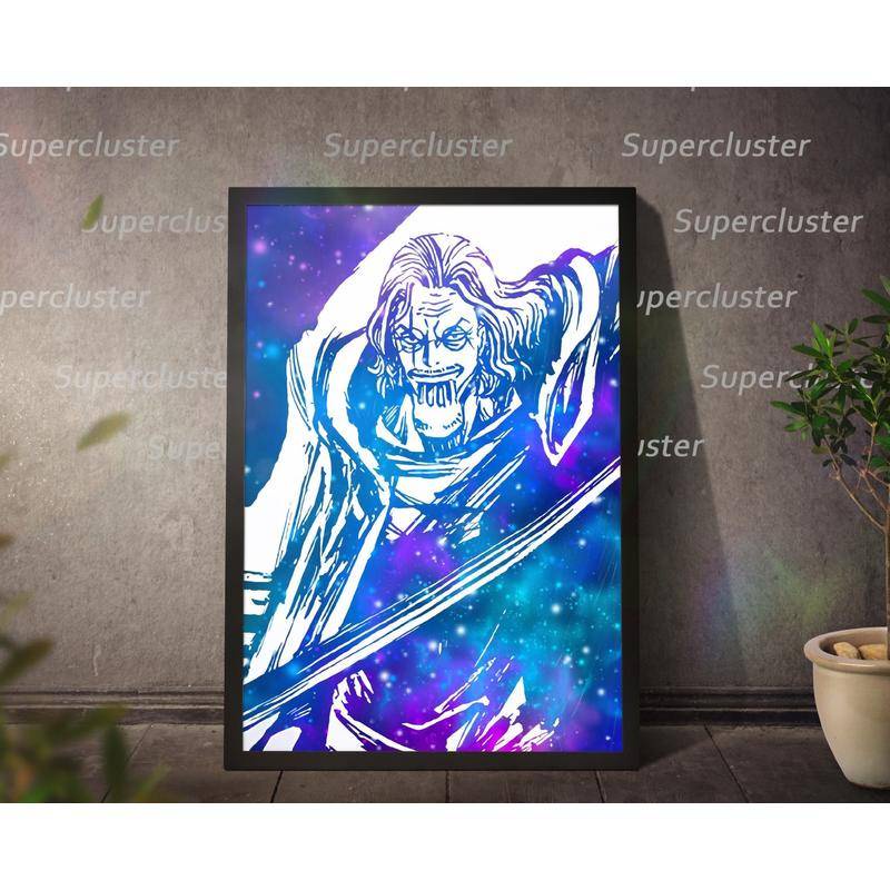 Tranh Vải Cuốn Treo Tường Họa Tiết Hoạt Hình One Piece