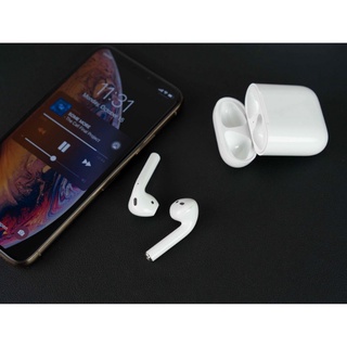 Tai Nghe Bluetooth Thế Hệ 2 Kèm Vỏ Bảo Vệ Tai Nghe Không Dây Cao Cấp Có Cảm Biến, Đổi Tên Hỗ Trợ Cho Cả Androi và IOS.