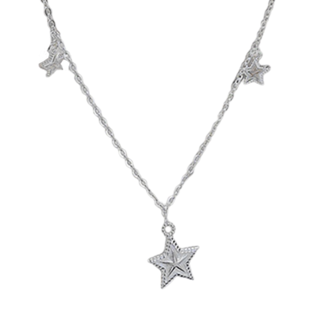 Lắc chân bạc nữ 3 sao Lucky Star chất liệu bạc S925 thời trang phụ kiện trang sức nữ Viễn Chí Bảo L500158