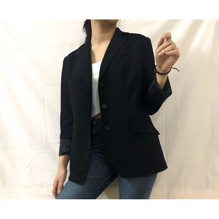 Áo Blazer đen