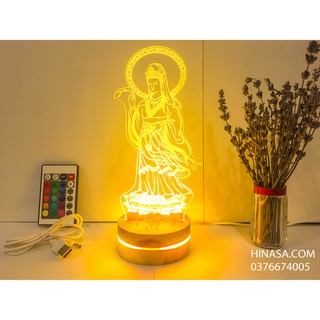 Đèn Phật Giáo Quan Âm 16 Màu