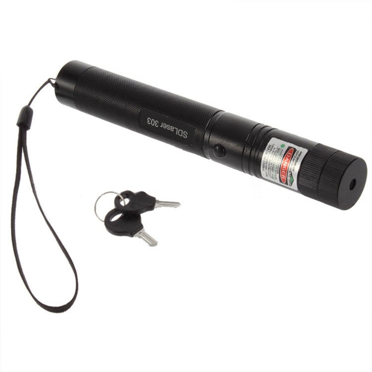 Bút Chiếu Đèn Laser Xanh Dương/Tím Công Suất Cao 303