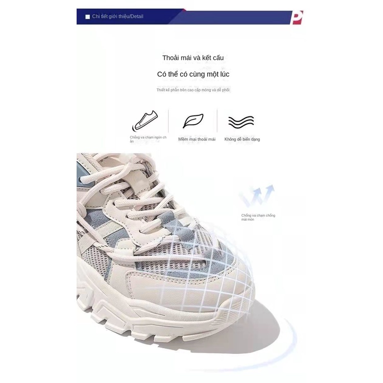 Hỗ TRỢ CODCHZK hàn quốc phiên bản của thoải mái và thoáng khí 5 cm tăng giày thể thao phụ nữ