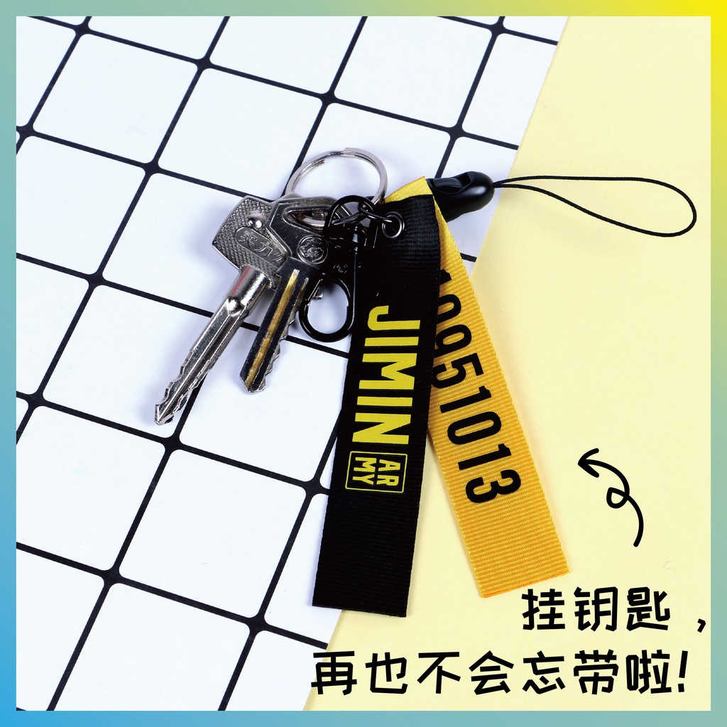 Nametag strap BTS đôi