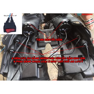 🍁  Bộ mắt cú lắp Exciter 135/150 ( tặng ốc và công tắc)  🍁