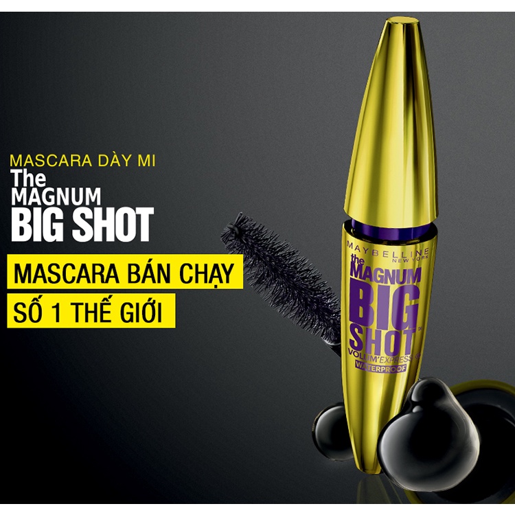 Mascara làm dày và dài mi Maybelline Colossal Big Shot