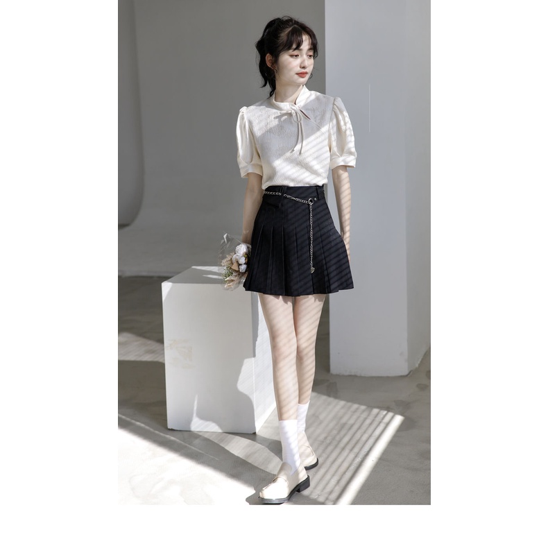 Áo Kiểu Tay Phồng Phong Cách retro Trung Hoa Thiết Kế Mới Thời Trang Mùa Hè Cho Nữ