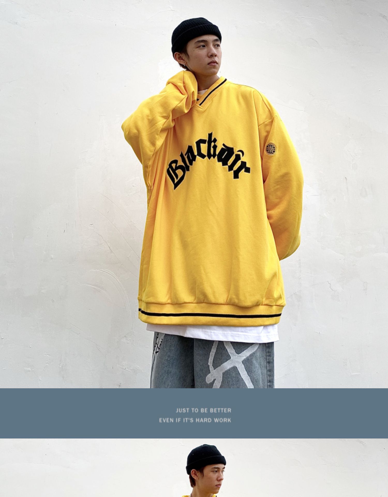 Áo Sweater Bóng Chày Cổ Chữ V Dáng Rộng Thêu Chữ Phong Cách Retro Mỹ | BigBuy360 - bigbuy360.vn