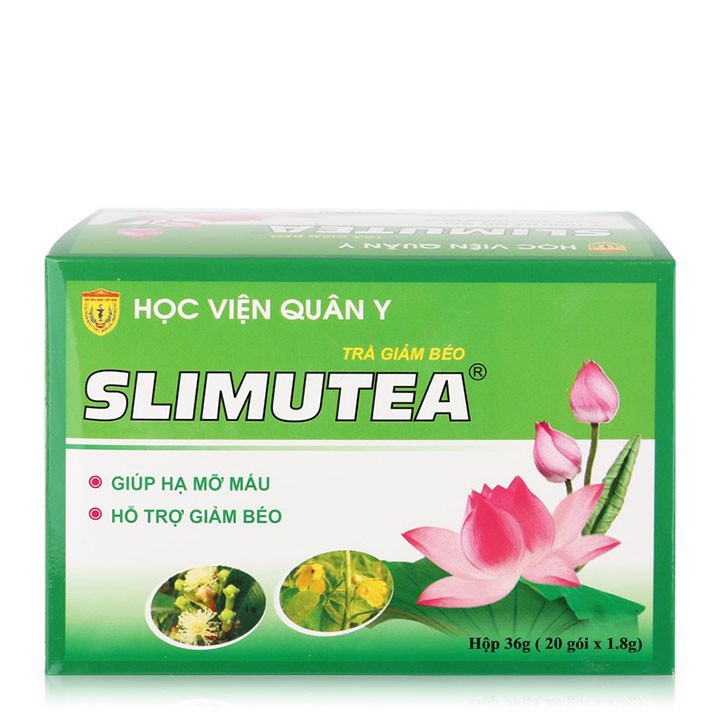 Trà giảm cân giảm béo SLIMUTEA Học Viện Quân Y 20 gói
