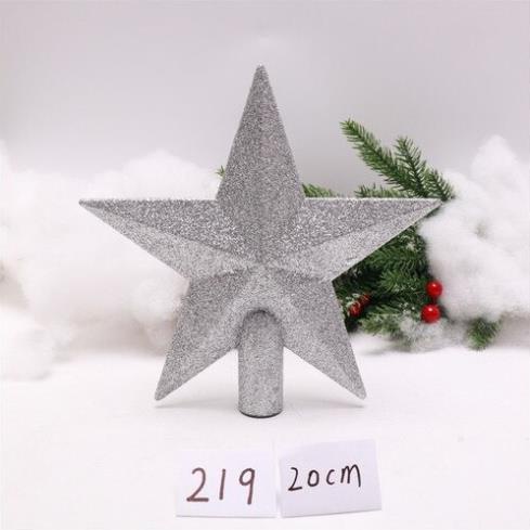 Ngôi Sao Kim Tuyến Gắn Cây Thông Noel Trang Trí Giáng Sinh