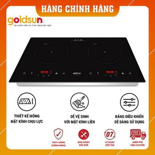 Bếp từ đôi goldsun bb1201gt bền đẹp, bảo hành 12 tháng tại nhà