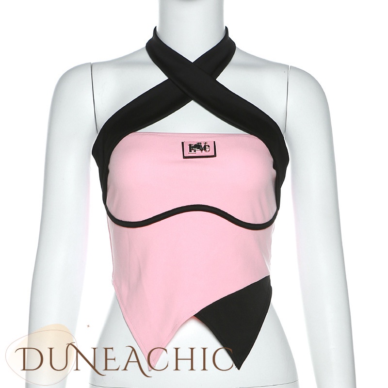 DUNEA Áo kiểu hở lưng quyến rũ thời trang dành cho nữ