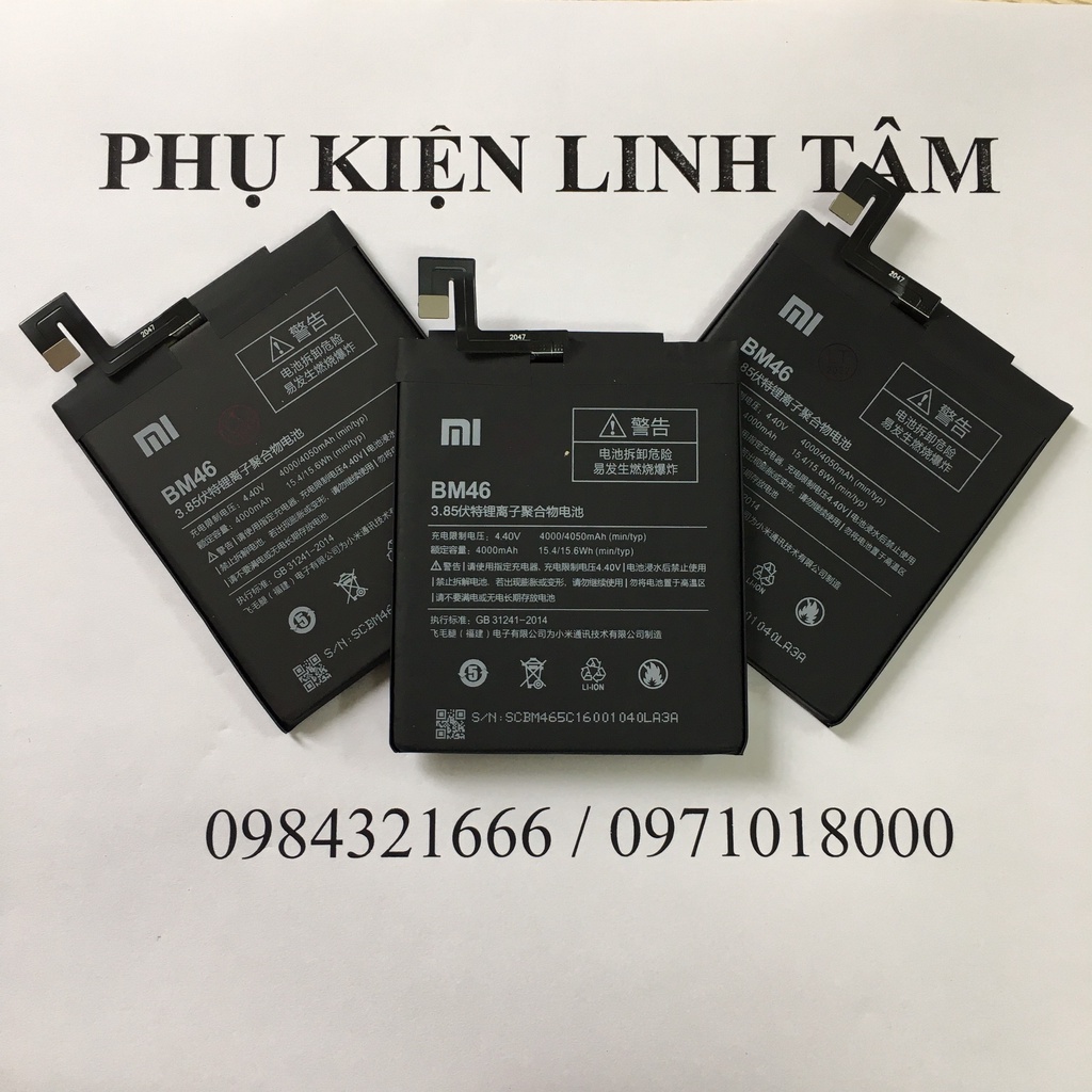 Pin Xiaomi RedMi Note 3 BM46 - Linh kiện