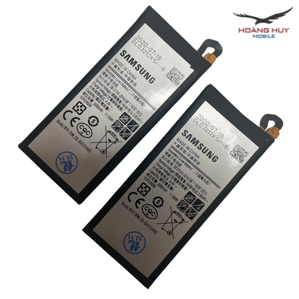 Pin Samsung Galaxy A520 / A5  / EB-BA520ABE Dung Lượng 3000mAh Hàng Zin Nhập Khẩu Bảo Hành 6 Tháng 1 Đổi 1