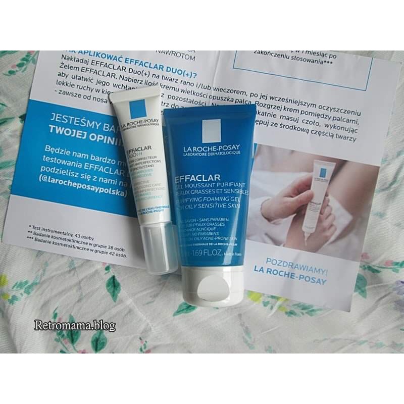 Set giảm mụn LA ROCHE-POSAY EFFACLAR DUO[+] 15ml + Sữa rửa mặt LA ROCHE-POSAY EFFACLAR 50ml