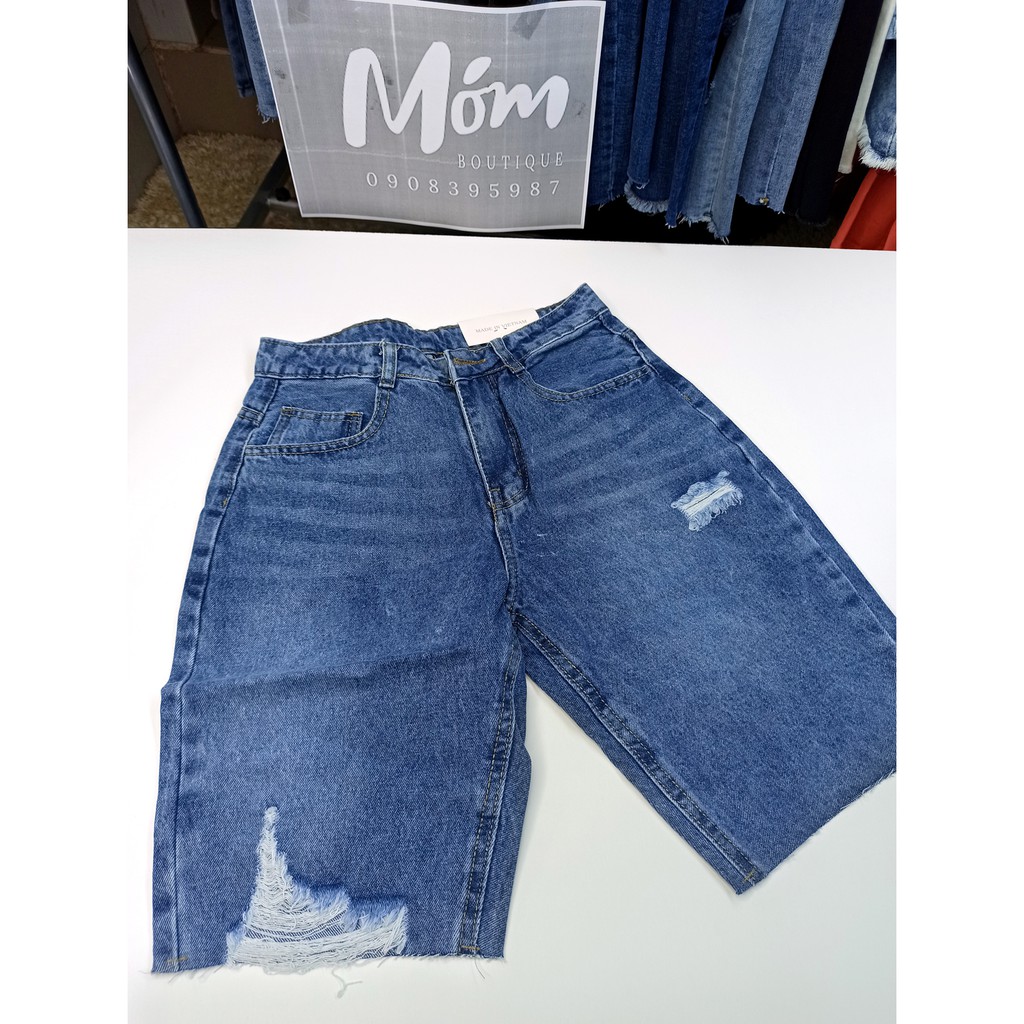 Quần jean nữ(quần ngố)[freeship] có video size S M L❣️