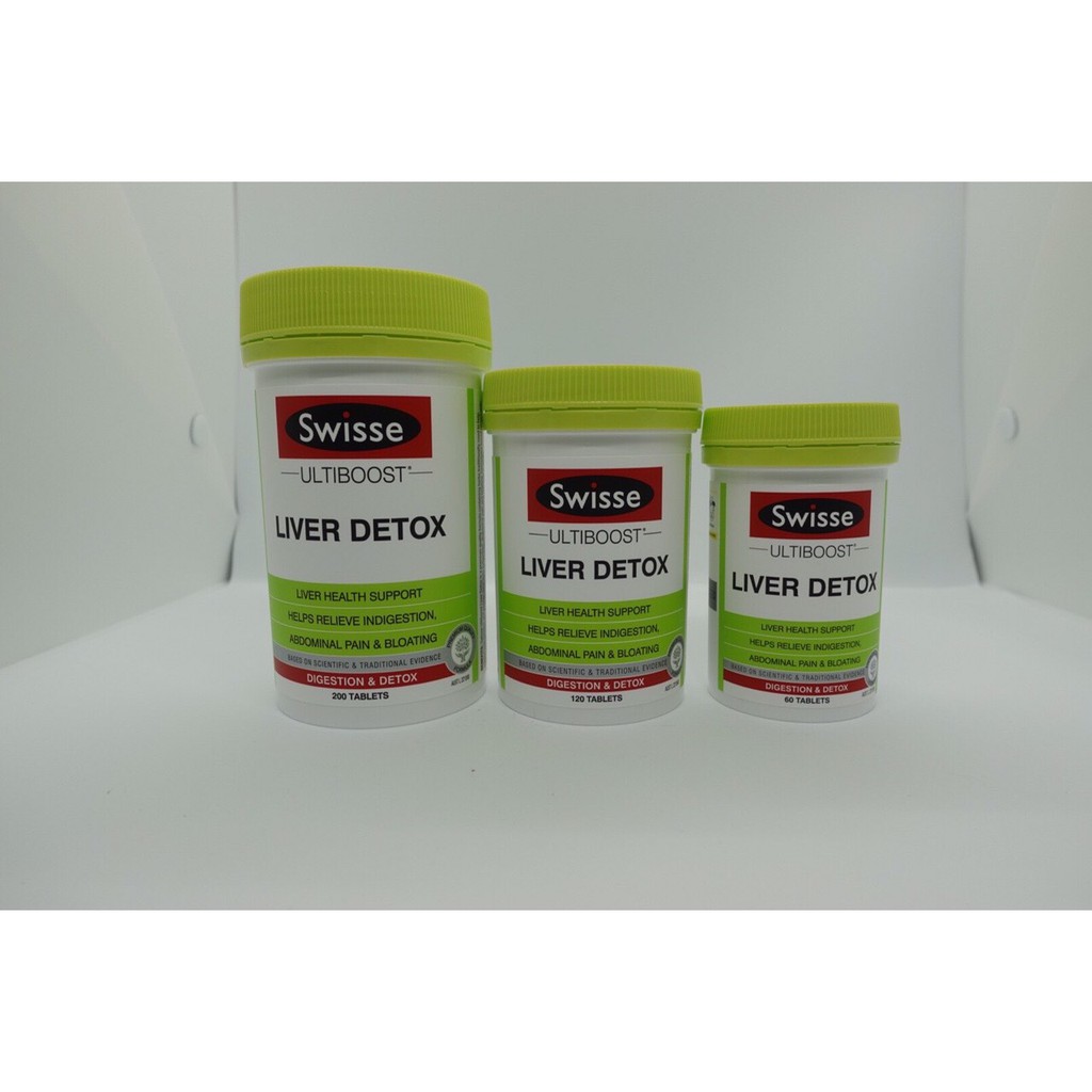 Bộ Thải Độc Gan Swisse Liver Detox Úc, 60 viên/120 viên/200 viên