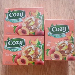 trà đào hoà tan cozy