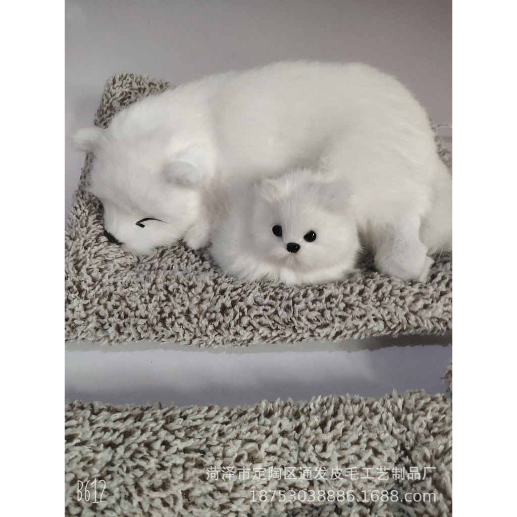 ĐÔI Mẹ Con Thú bông GIỐNG THẬT 99% chó mèo sói gấu lõi than hoạt tính lọc không khí khử mùi trang trí xe hơi