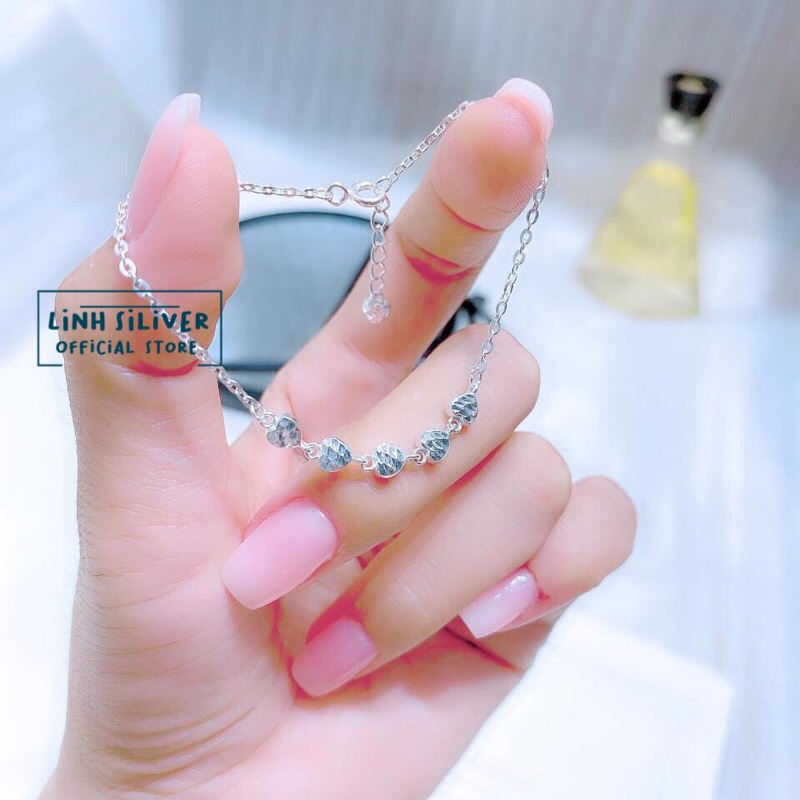 LẮC TAY TIM PHAY CỰC XINH CHO BẠN NỮ- TRANG SỨC BẠC CAO CẤP