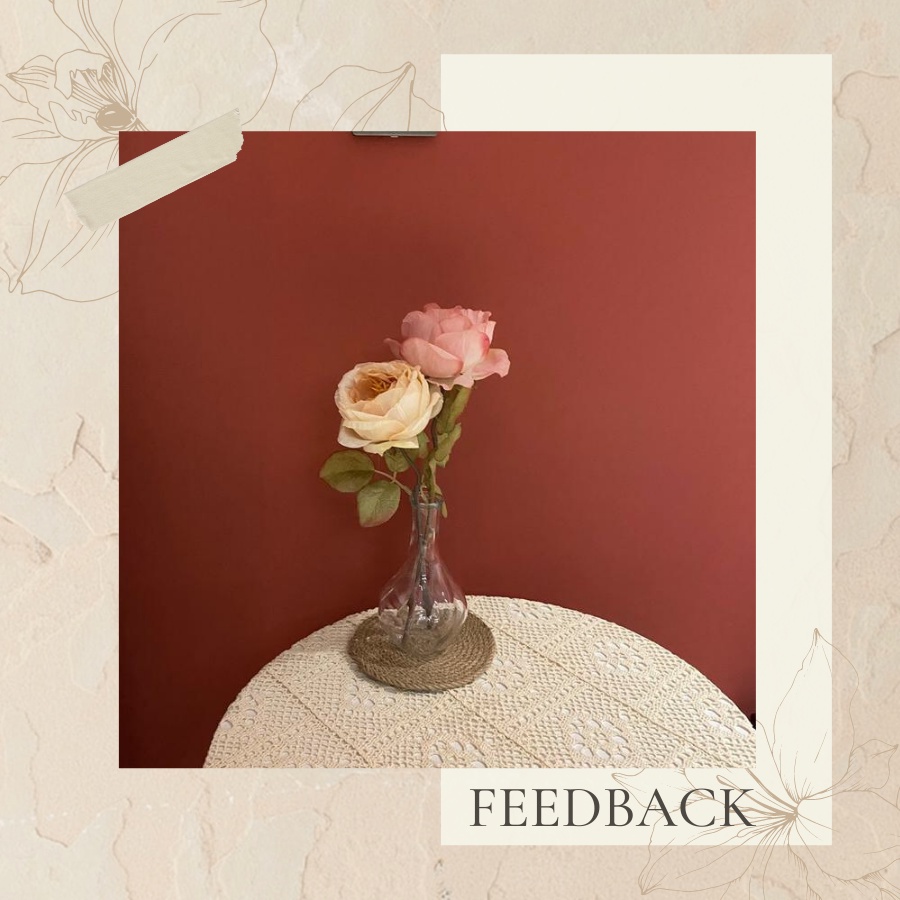 Hoa hồng trứng - Hoa lụa cao cấp, trang trí nhà cửa, decor nội thất Phanlee