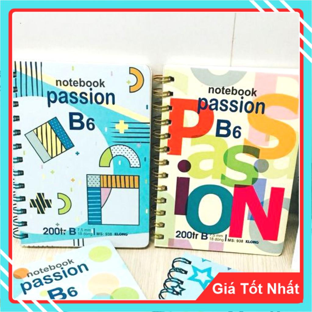 Sổ lò xo kép dọc B6  Sổ liên kết bởi lò xo kép nhiều màu. mềm mại. dễ mở, tạo độ phẳng