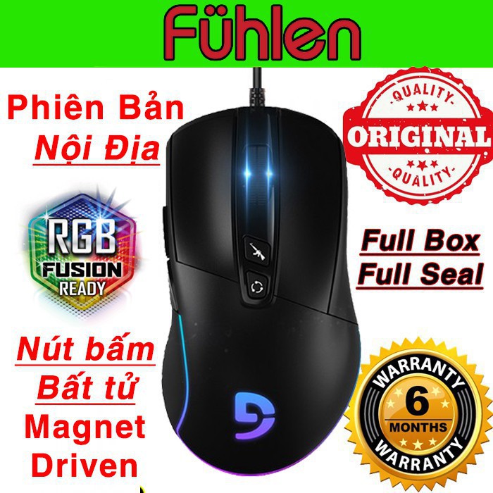 [Mã ELCLJUN giảm 7% đơn 500K] Chuột gaming Fuhlen G92s CO510 - Chuột chơi game giá rẻ Fuhlen CO510