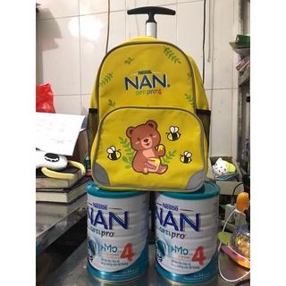 Balo kéo 2 trong 1 cho bé (quà sữa Nan)
