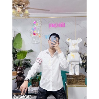 Áo Sơ Mi Nam Thom Thêu Tay Cao Cấp - Áo Sơ Mi Thom Browne Thêu Siêu Chất