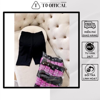 Quần legging ngố nâng mông SIÊU HOT Quần legging lửng ngố đùi thái cạp chun siêu mịn