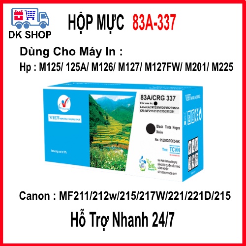 Hộp Mực Máy In 83A-337 (Viet Toner)