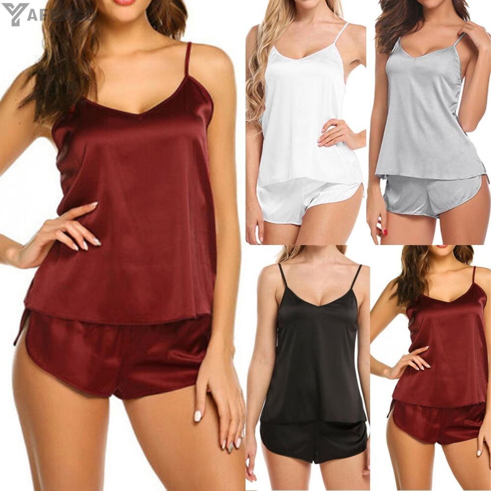 Bộ đồ ngủ 2 món không tay thời trang mùa hè cho nữ | BigBuy360 - bigbuy360.vn