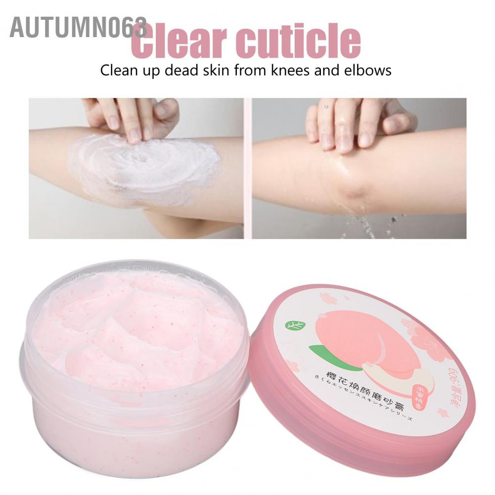 Tẩy tế bào chết hương đào Sữa dưỡng làm sạch sâu 90g Autumn063