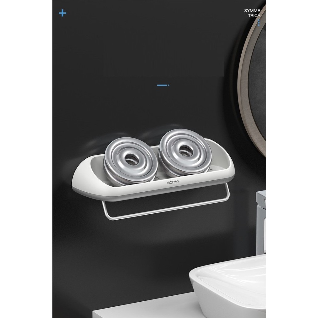 Kệ nhà tắm OENON, kệ treo tường nhà tắm kèm giá treo khăn lắp đặt cao cấp