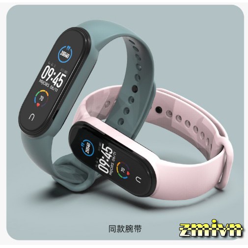 Xiaomi Mi band 5 _ Dây cao su màu thay thế cho Xiaomi Mi band 5