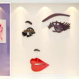 Tranh dán tường mica 3D - Marylin , tranh trang trí spa